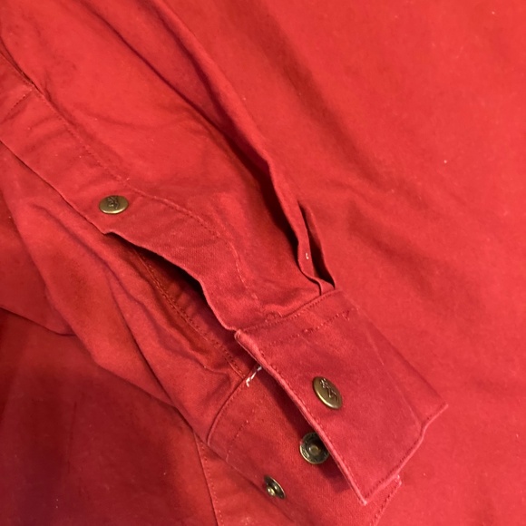 Browning mens long sleeve snap front heavy shirt - Picture 6 of 9